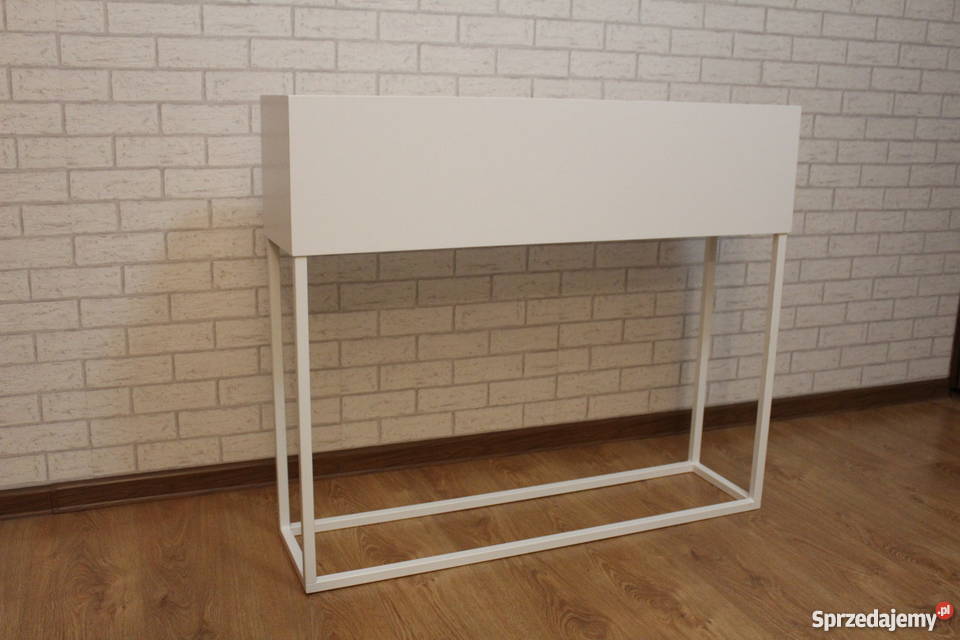 DONICA biała nowoczesna osłona na doniczke Katowice