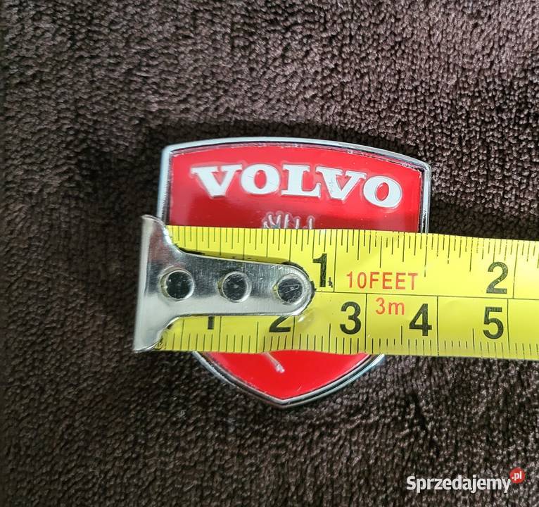 Volvo emblematlogonaklejka Łoś na czerwonym tle