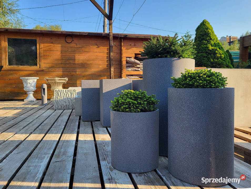 Forma do betonu doniczki na kwiatyfontanny Warszawiaki
