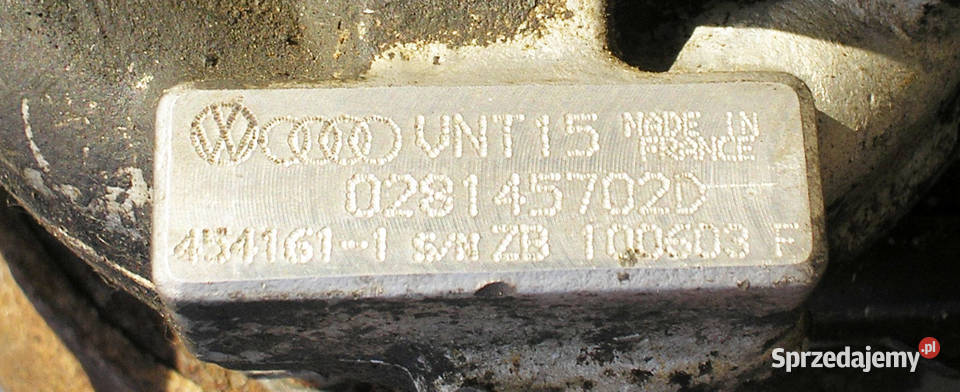 Turbina Silnika VW 19 Tdi 90 osobowe śląskie