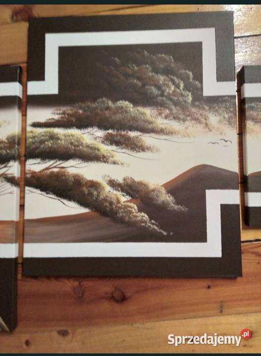 Sprzedam obraz na płótnie brązowy dolnośląskie Nowa Ruda