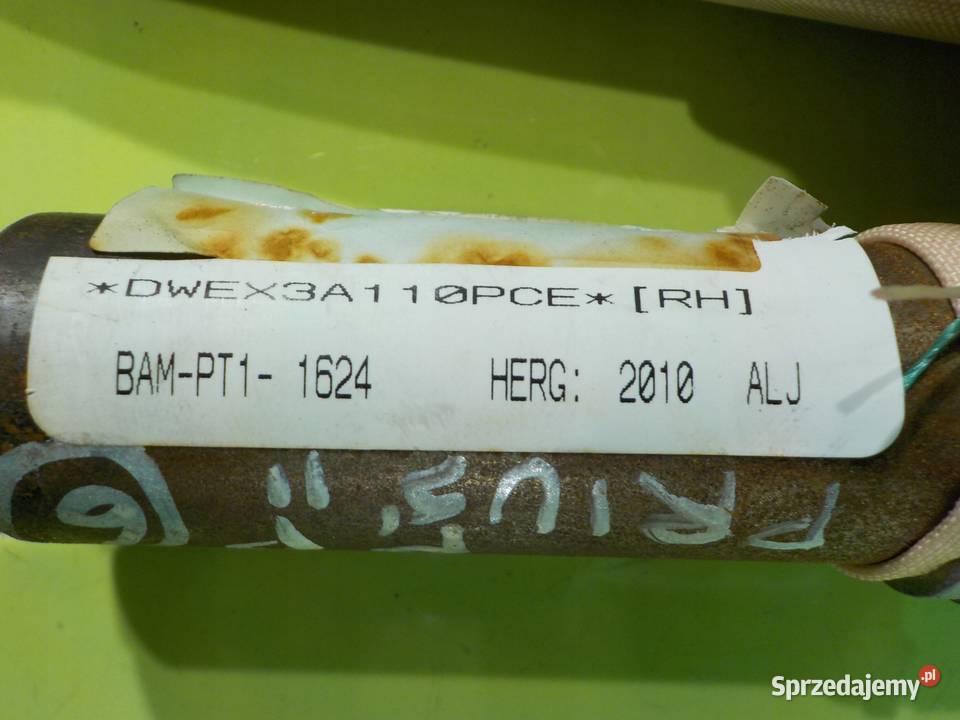 TOYOTA PRIUS III 10r 18 VVTI 5D kurtyna osobowe Poduszki powietrzne mazowieckie