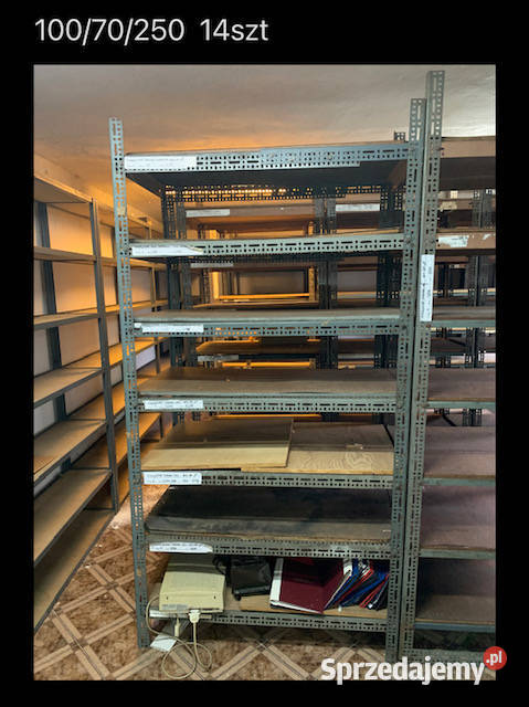 Regały magazynowe stalowe solidne ciężkie zachodniopomorskie