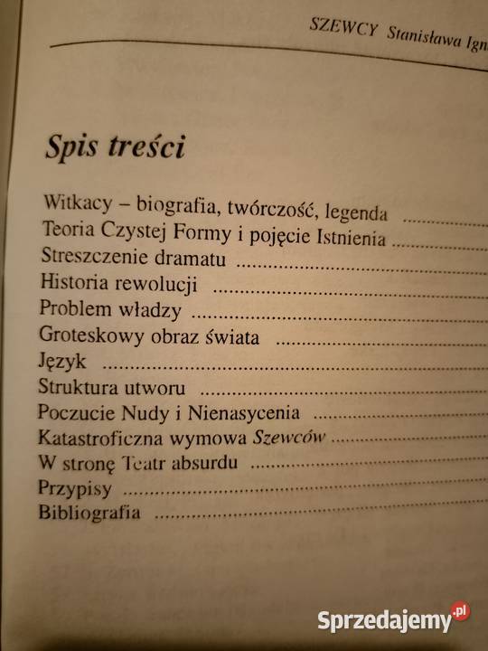 Szewcy analiza lektury szkolne księgarnia Praga Warszawa