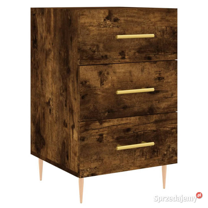 Szafka nocna przydymiony dąb 40x40x66 WM827649 Warszawa