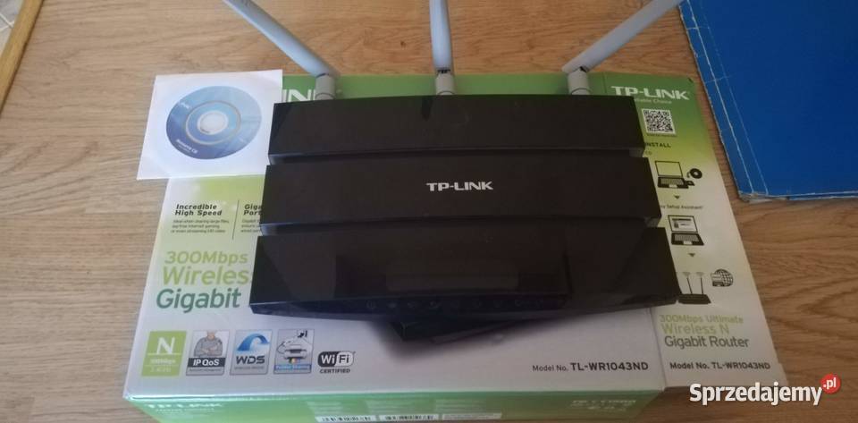 Sprzedam Gigabit Router TLWR1043ND Internet i komunikacja kujawsko-pomorskie Włocławek