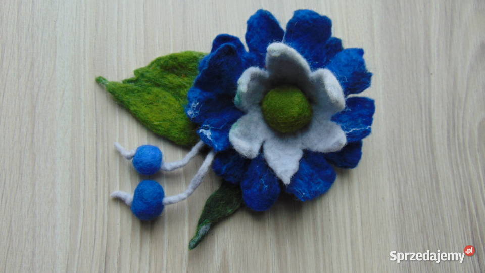 Szalik kryza otulacz na szyję broszka Lublin