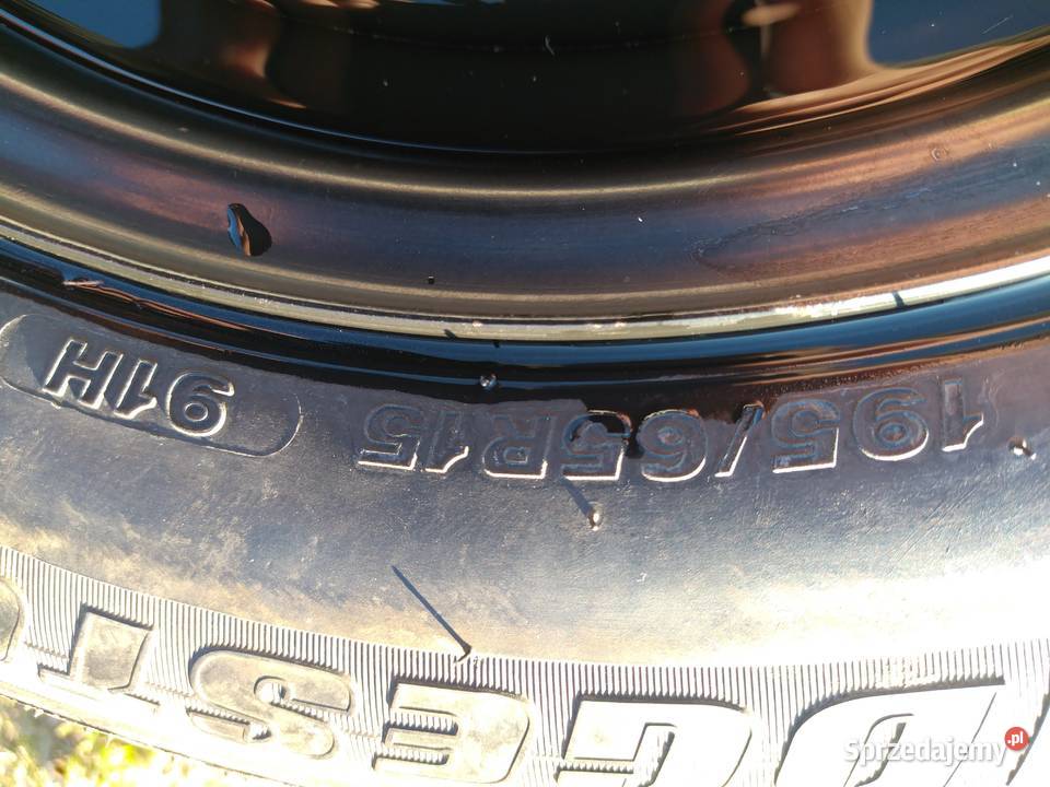 Fiat koło zapasowe rozmiar 15 opona Bridgestone Ostrowice