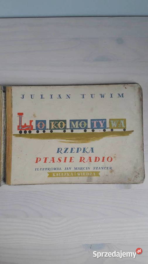 Książka bajka Lokomotywa 1950r Pozostałe opolskie Głuchołazy