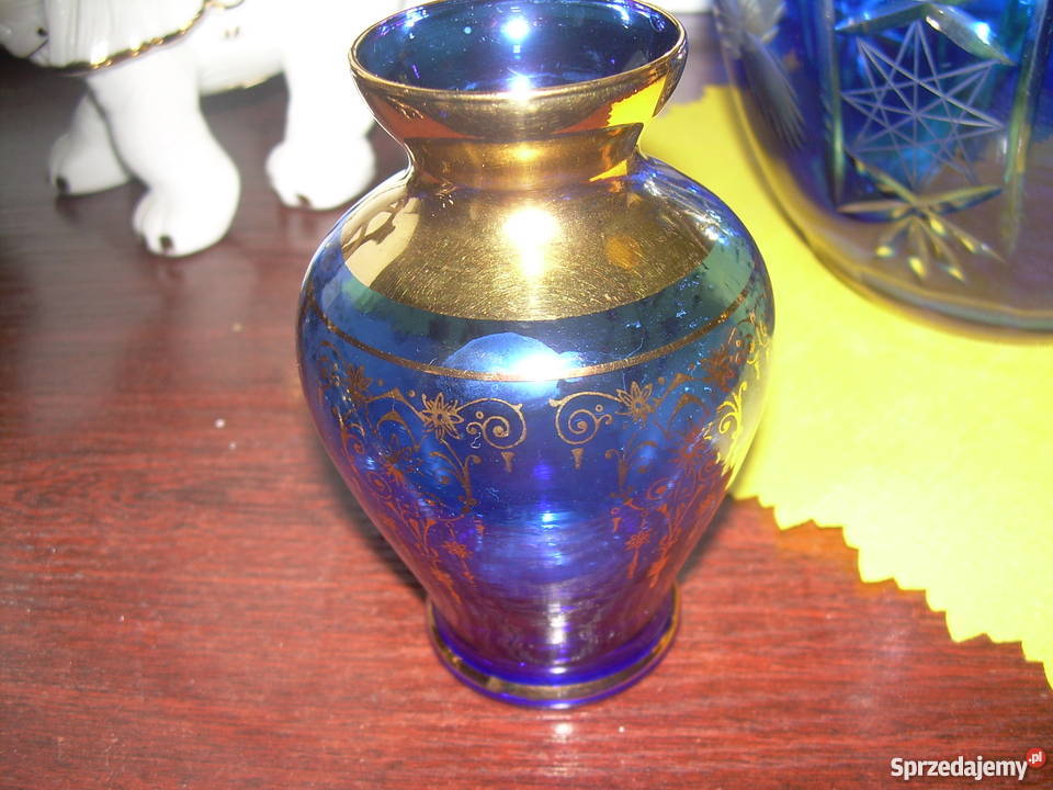 wazon z lat 60 stara Bohemia i inne inny kolor Warszawa