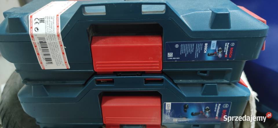 Dwie skrzynki Bosch do wkrętarek narzędzi Radziejów sprzedam