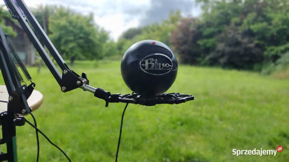 Mikrofon Blue Snowball z wysięgnikiem i dolnośląskie Pęgów