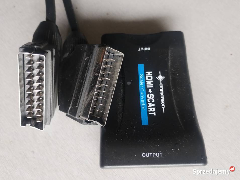 Adapter konwerter scart na hdmi Kamienica Polska sprzedam