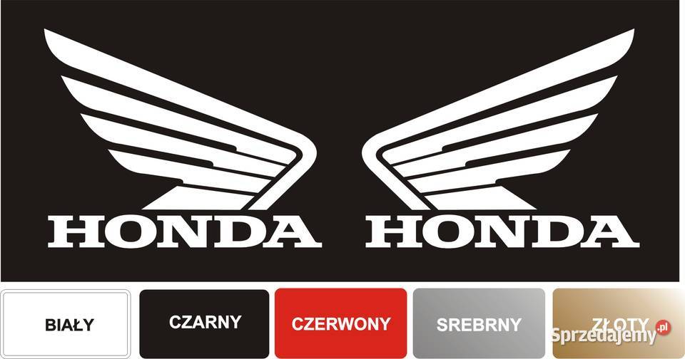HONDA SKRZYDEŁKA 10x8 Naklejki na motocykl Kraków