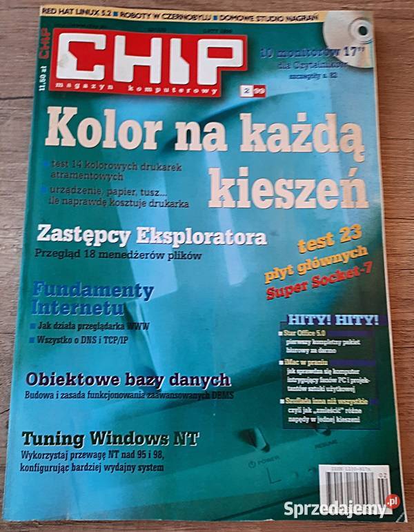 Chip 2 1999 r bez płyty Ostrów Wielkopolski sprzedam