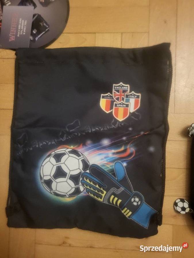 Plecak dzieciecy chłopca zestaw piłkarski Torby, plecaki i walizki mazowieckie Warszawa sprzedam