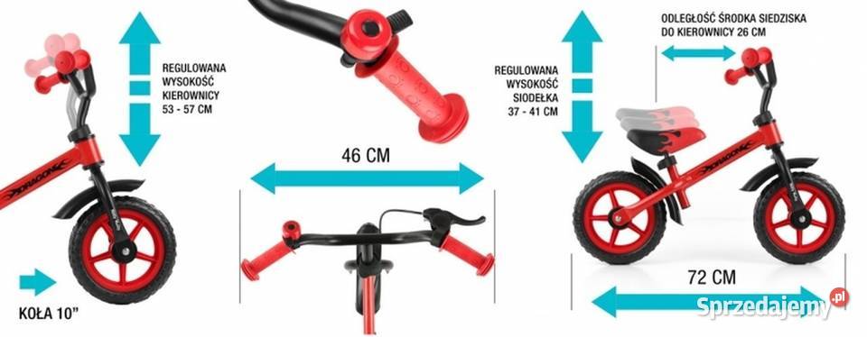 Milly Mally rowerek biegowy Dragon Bielsk Podlaski