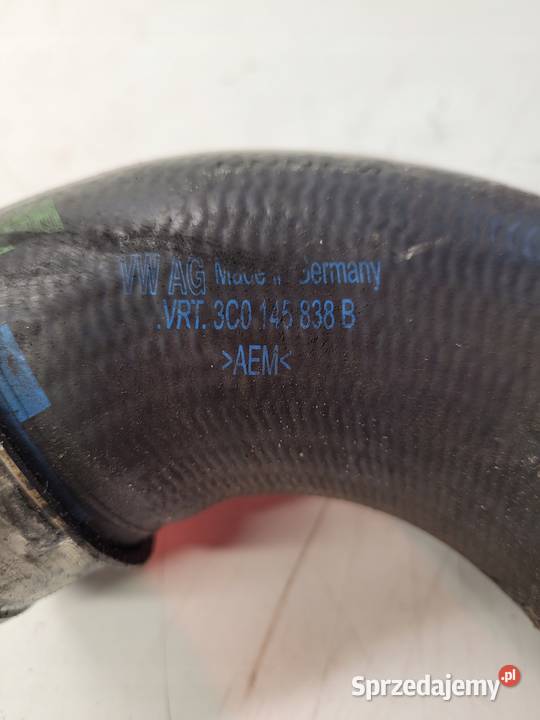 RURA WĄŻ INTERCOOLERA AUDI VW SKODA 3C0145838B Układ chłodzenia śląskie Przystajń