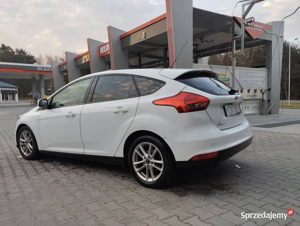 Ford focus mk3 2015 niski przebieg biały Zaryszyn