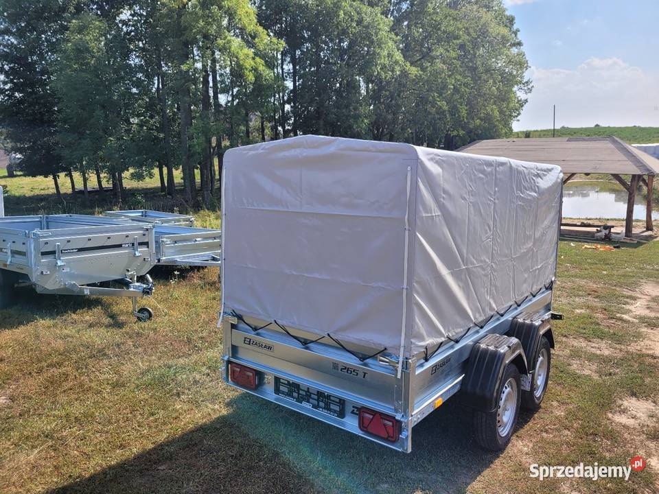 Przyczepka samochodowa Zasław 265t 750 DMC Augustów