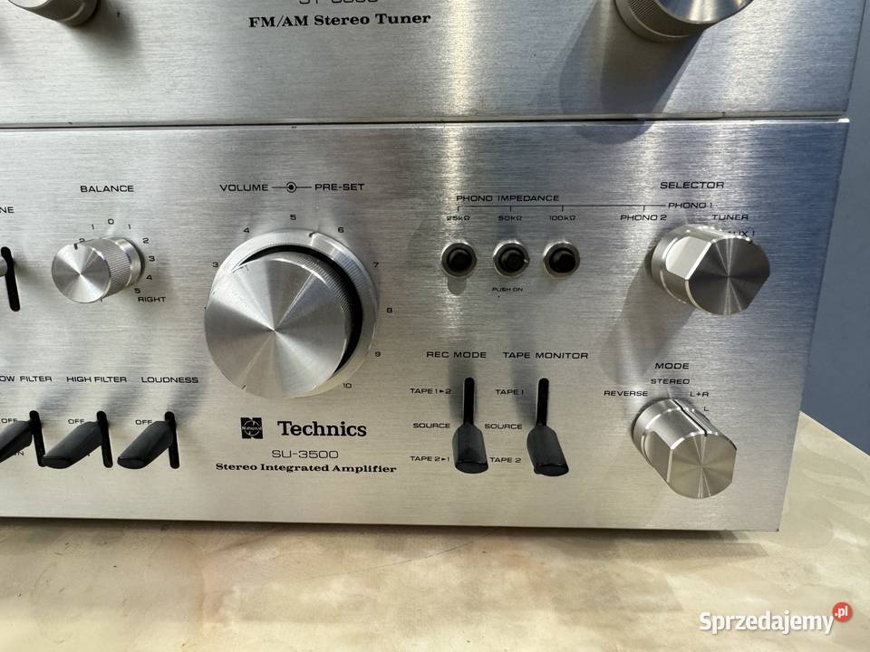 Technics SU3500 Amplifier ST3500 Tuner RS671US Łapy