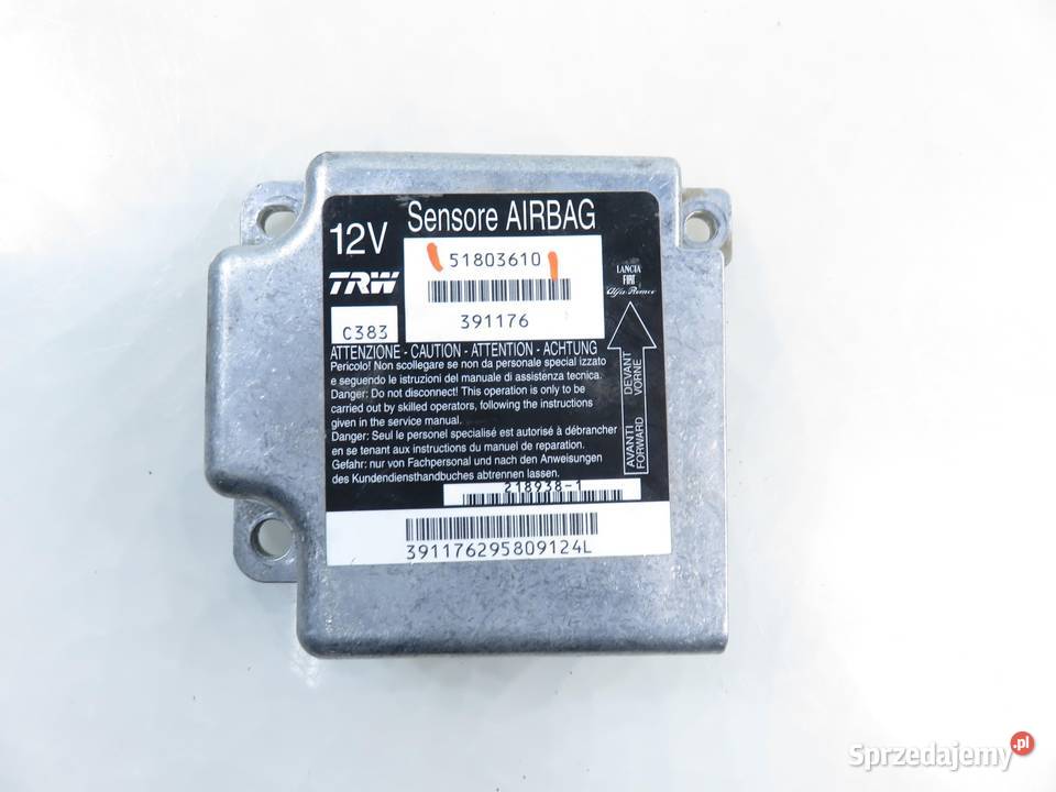 MODUŁ AIRBAG FIAT PANDA II 169 51803610
