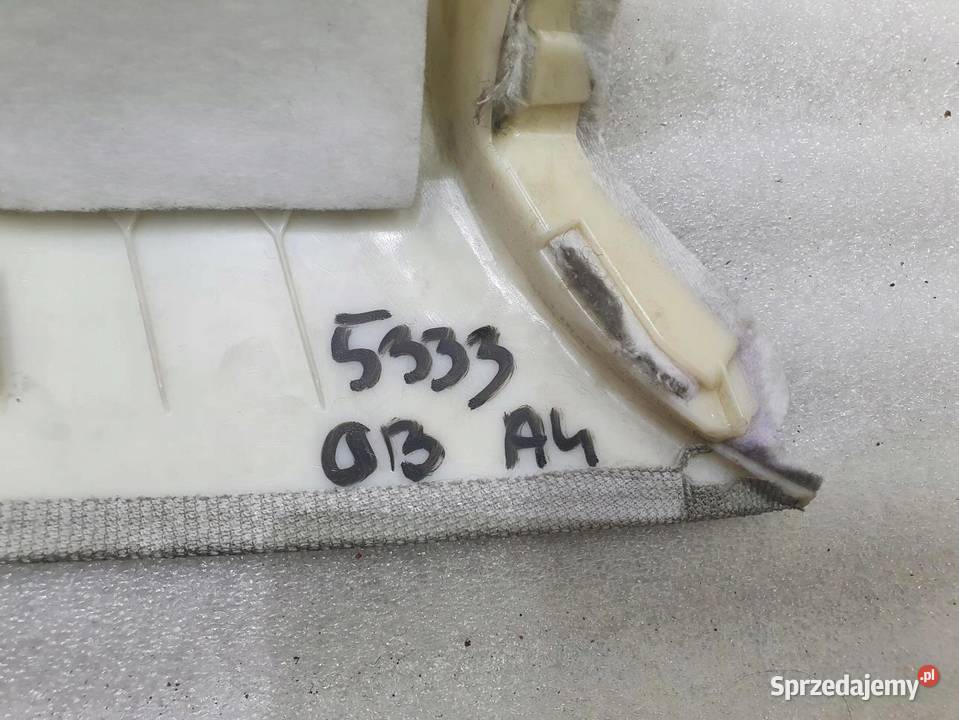 OSŁONA SŁUPKA PRAWY TYŁ AUDI A4 B8 8K9867288 osobowe