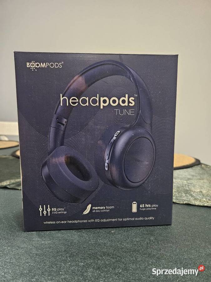 Słuchawki bezprzewodowe boompods headpods tune
