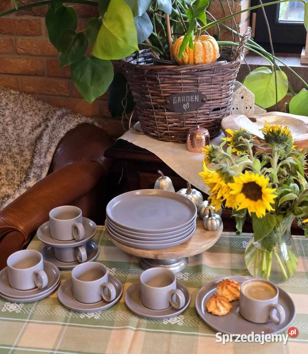 Zestaw talerze z kubkami Bytom