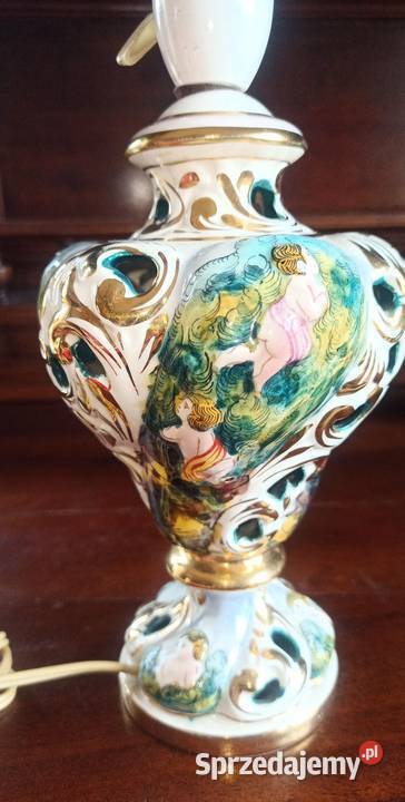 Lampka elektryczną z włoskiej manufaktury Capo pomorskie Gdańsk