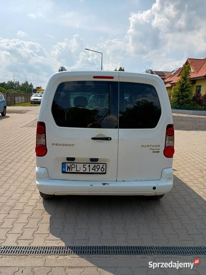 Peugeot Partner 16 HDI 2016 5osobowy relingi dachowe Partner Płock