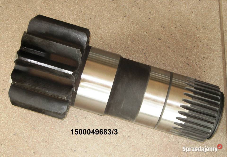 Wał zębaty przekładni Z12 L330 mm do koparki Czekanów