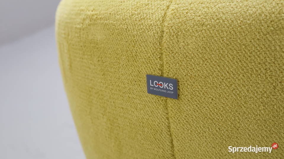 TEA WYGODNY FOTEL kolor cytrynowy obły kształt Poznań