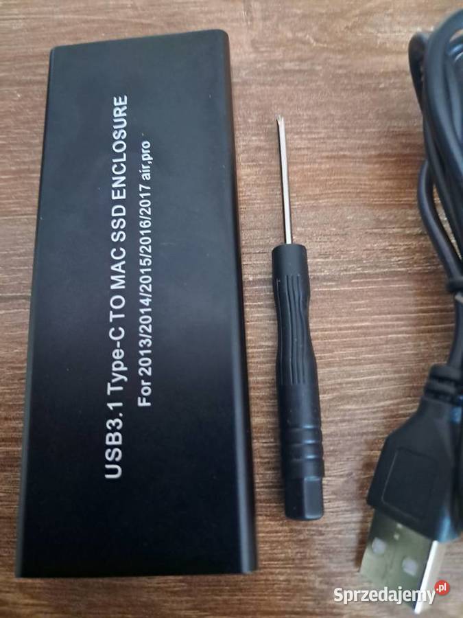 nowa obudowa USB 31 typ C dysków SSD Mac Sandomierz