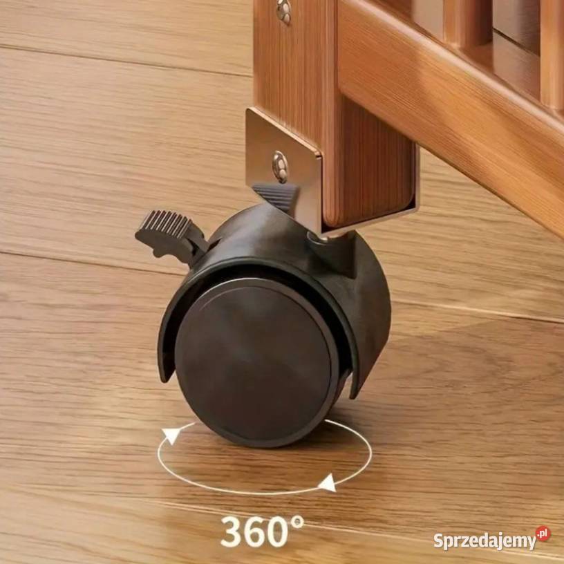 Piękny Bambusowy Regał do kuchni salonu Półki Częstochowa