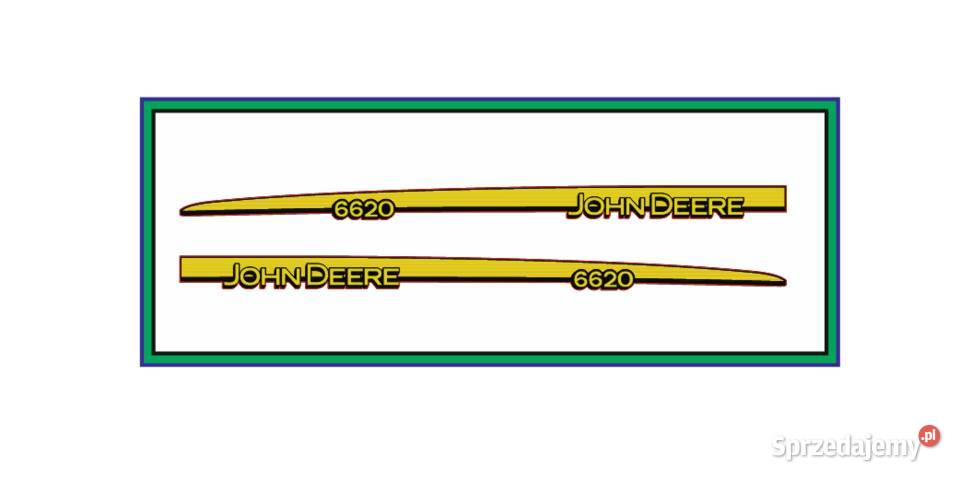 Naklejki na maskę Traktor Ciągnik John Deere Ciechanów