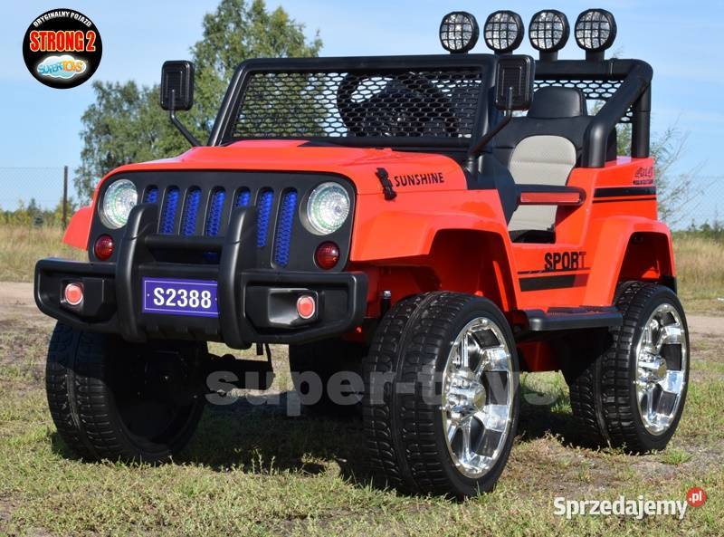 MEGA JEEP SUNSHINE NAPĘD 4X4 WOLNY START S2388c Dla Dziecka Toruń