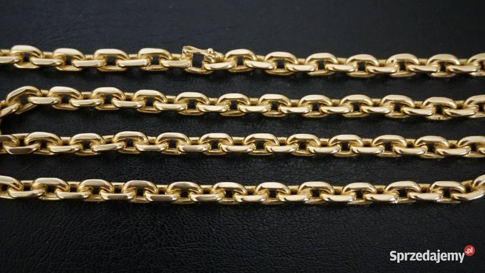 ZŁOTY ŁAŃCUSZEK ANKIER KUTY ŁAŃCUCH 100G złoto Zegarki i Biżuteria Warszawa