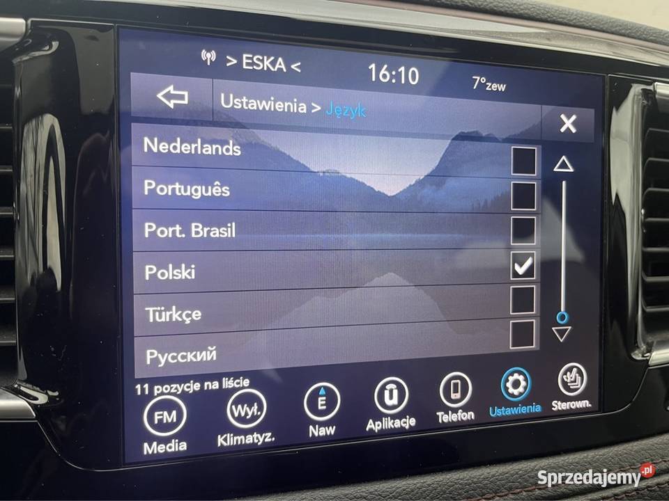 CHRYSLER PACIFICA USA dostosowanie Radio Navi Naprawa i warsztat małopolskie Kraków