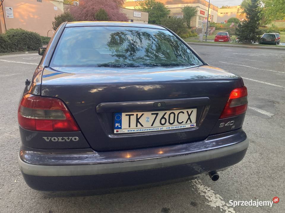 Volvo S40 18 b Polski salon oryginalny przebieg Rok produkcji 1998 Kielce sprzedam