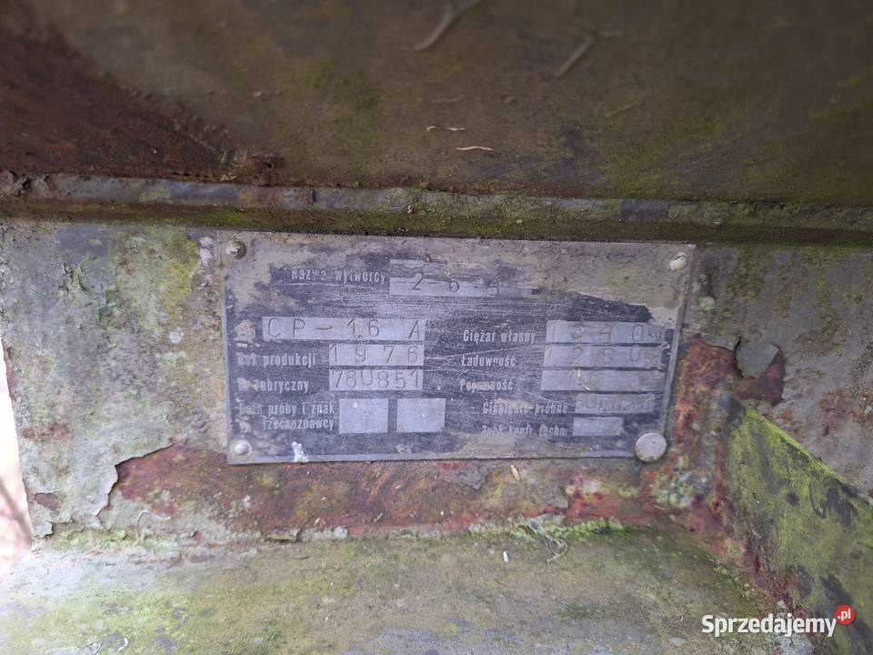 Cysterna wojskowa 1 osiowa Bargłów Dworny