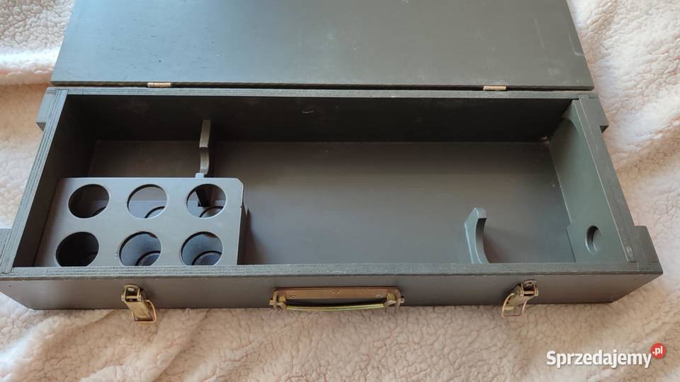 drewniana skrzynia wojskowa skrzynka na amunicję Gdańsk