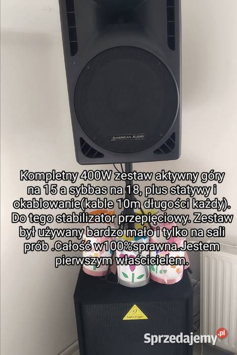 Sprzedam kompletne nqagtłośnienie dolnośląskie Złotoryja