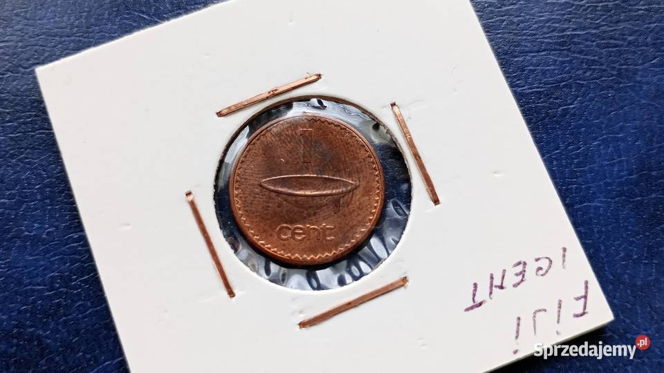 Stare monety 1 cent 2001 Fidzi Lesko