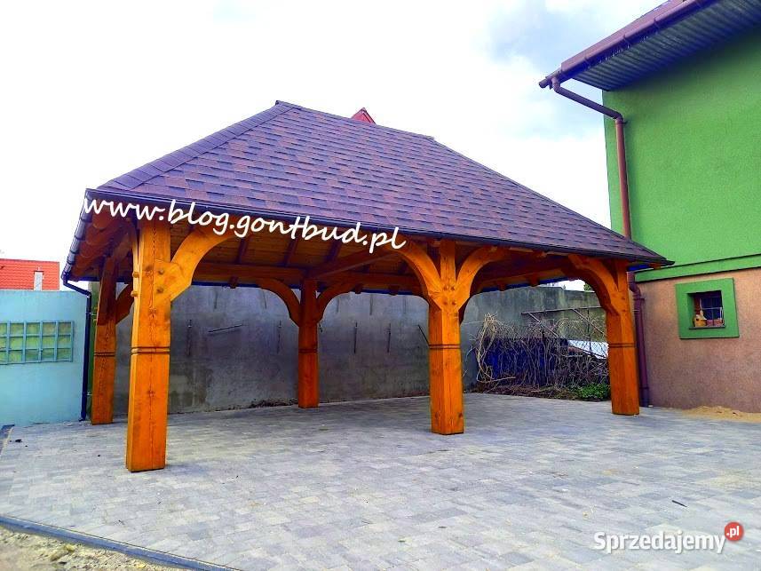 gontbud wiata altana carport drewniane gonty