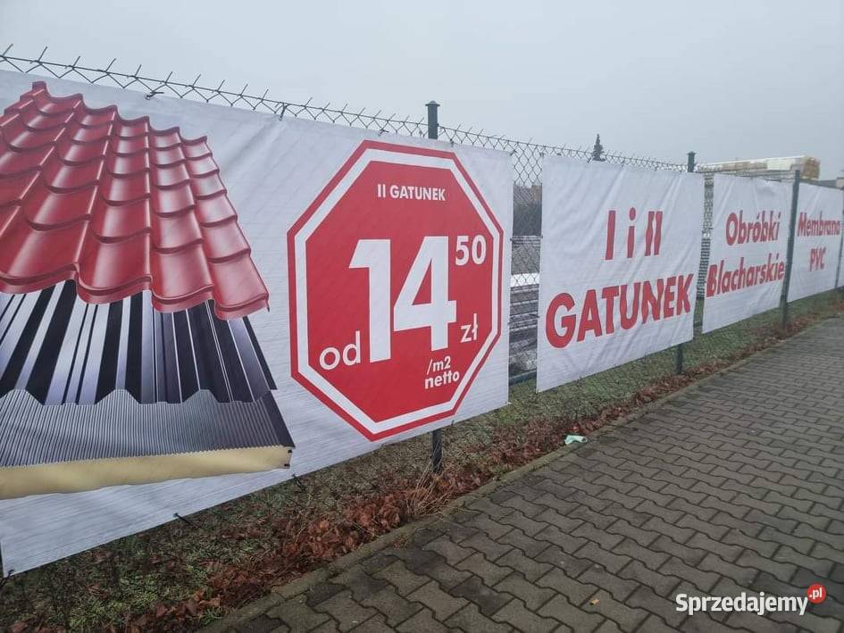 Płyty obornickie dachowe ścienne blachy Leszno