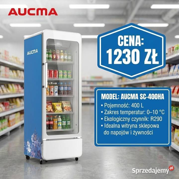 Lodówka sklepowa AUCMA SC400HA Wrocław