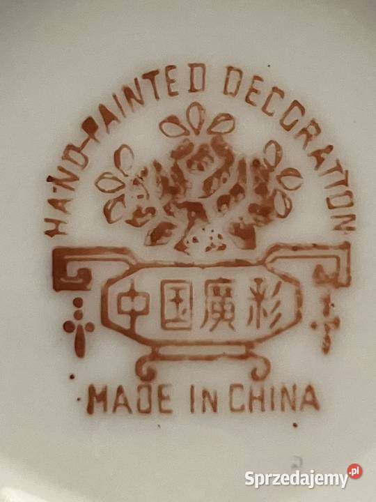Ręcznie malowane filiżanki z chińskiej porcelany