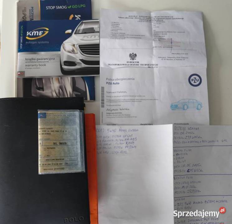 Volkswagen Polo 14LPG SPRAWNY OPŁATY fabia czarny