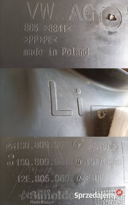 SKODA CITIGO VW UP SEAT MII NADKOLE LEWY PRZÓD Pleszew